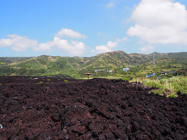 三宅島 溶岩流 阿古小学校