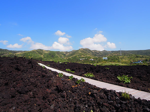 火山体験遊歩道 三宅島