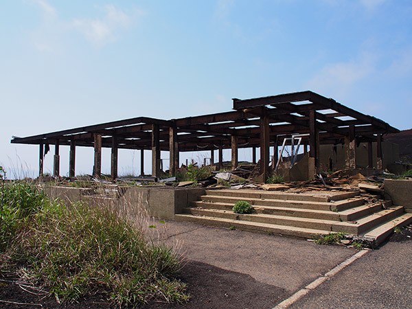 三宅島 雄山 レストハウス廃墟