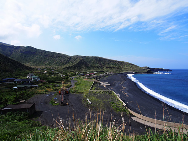 三宅島 三池地区 三池浜 海水浴場