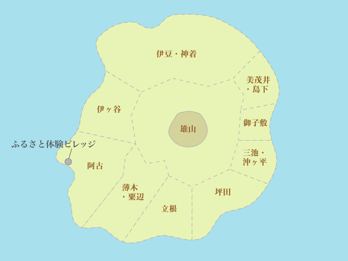 三宅島の地図