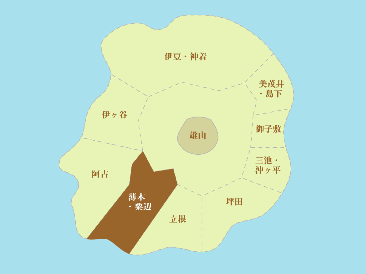 三宅島の地図
