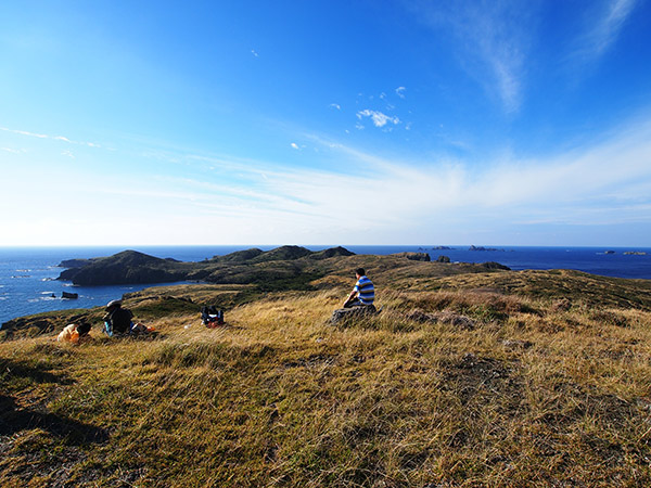 ケーター島ツアー 聟島 山頂