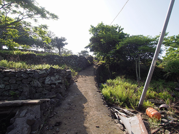 野崎島 坂道 野崎地区