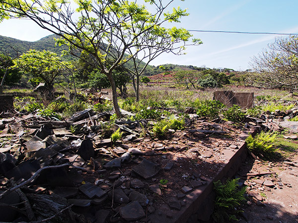 野崎集落 住居の廃墟