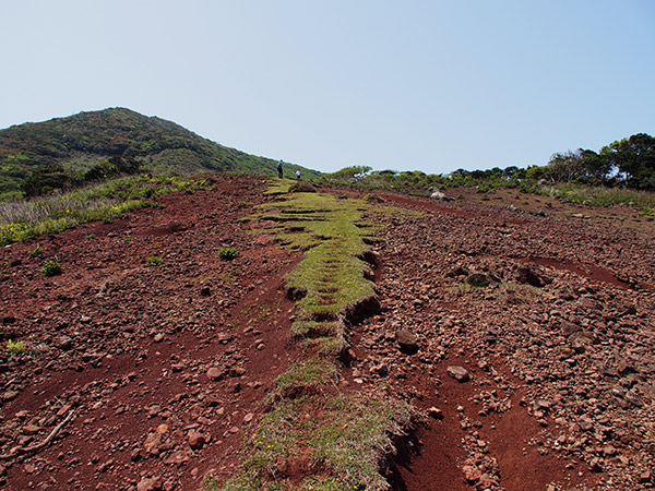 野崎島 急斜面