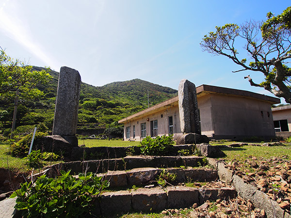 野崎島 教員住宅 入口