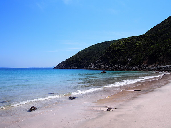 野首海岸 海水浴