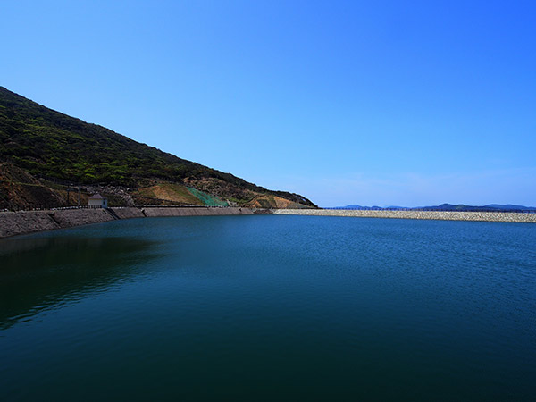 野崎ダム 野崎島の溜池