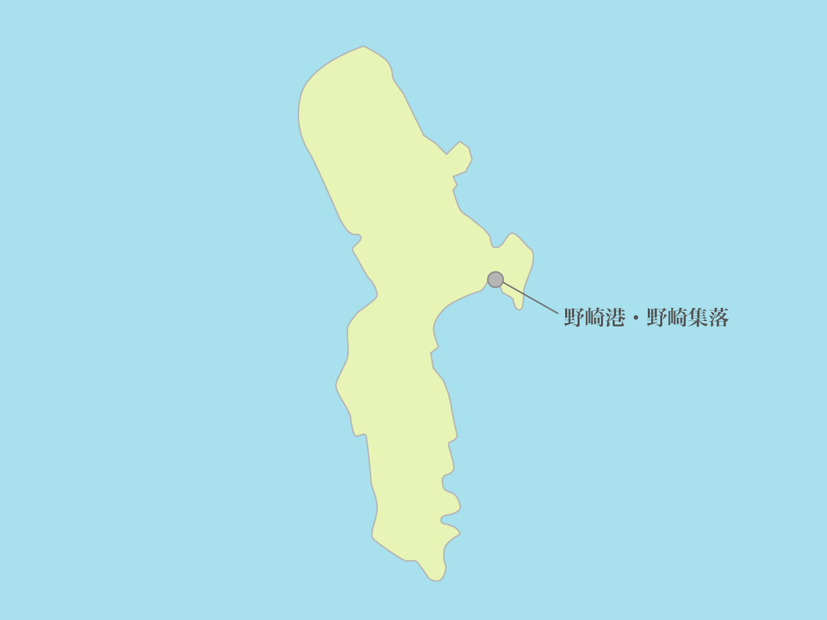 野崎島の地図