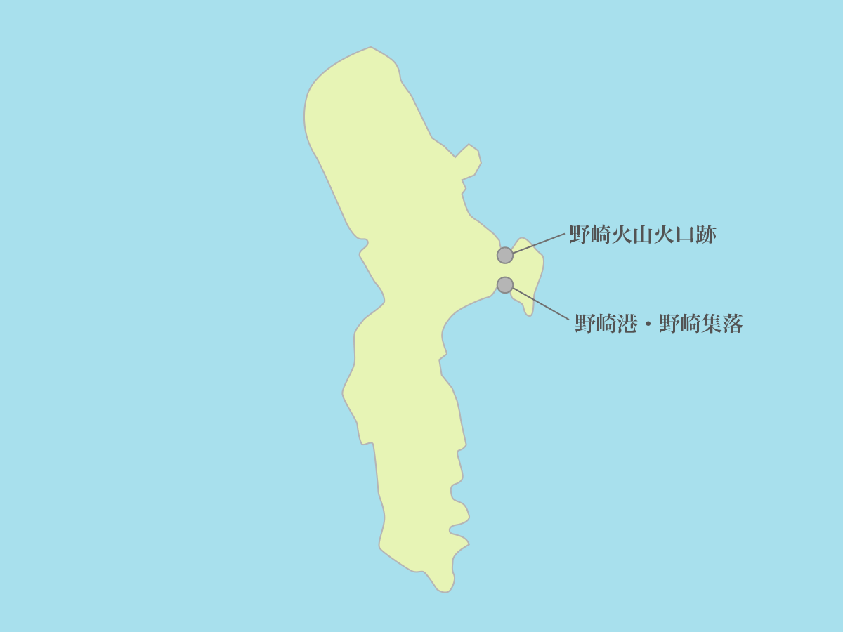 野崎島の地図