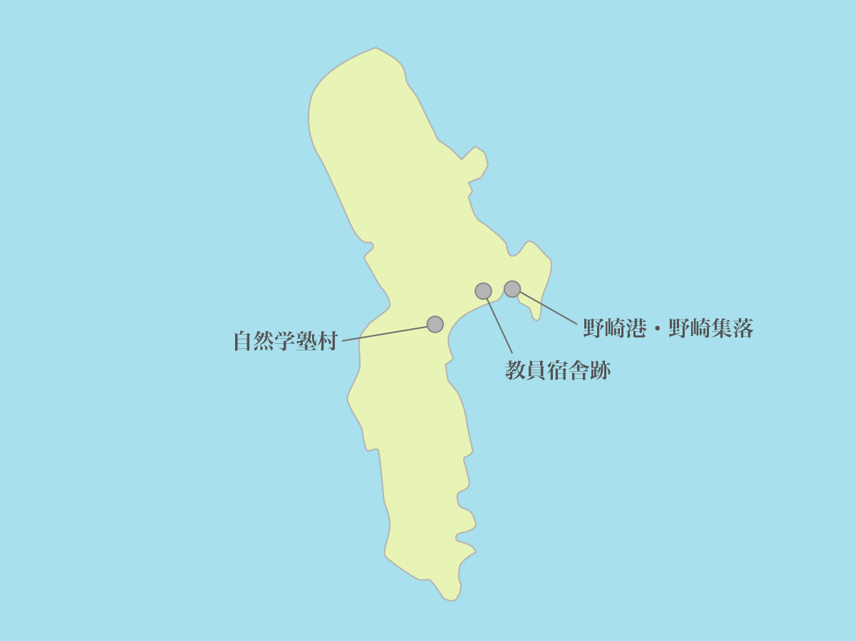 野崎島の地図