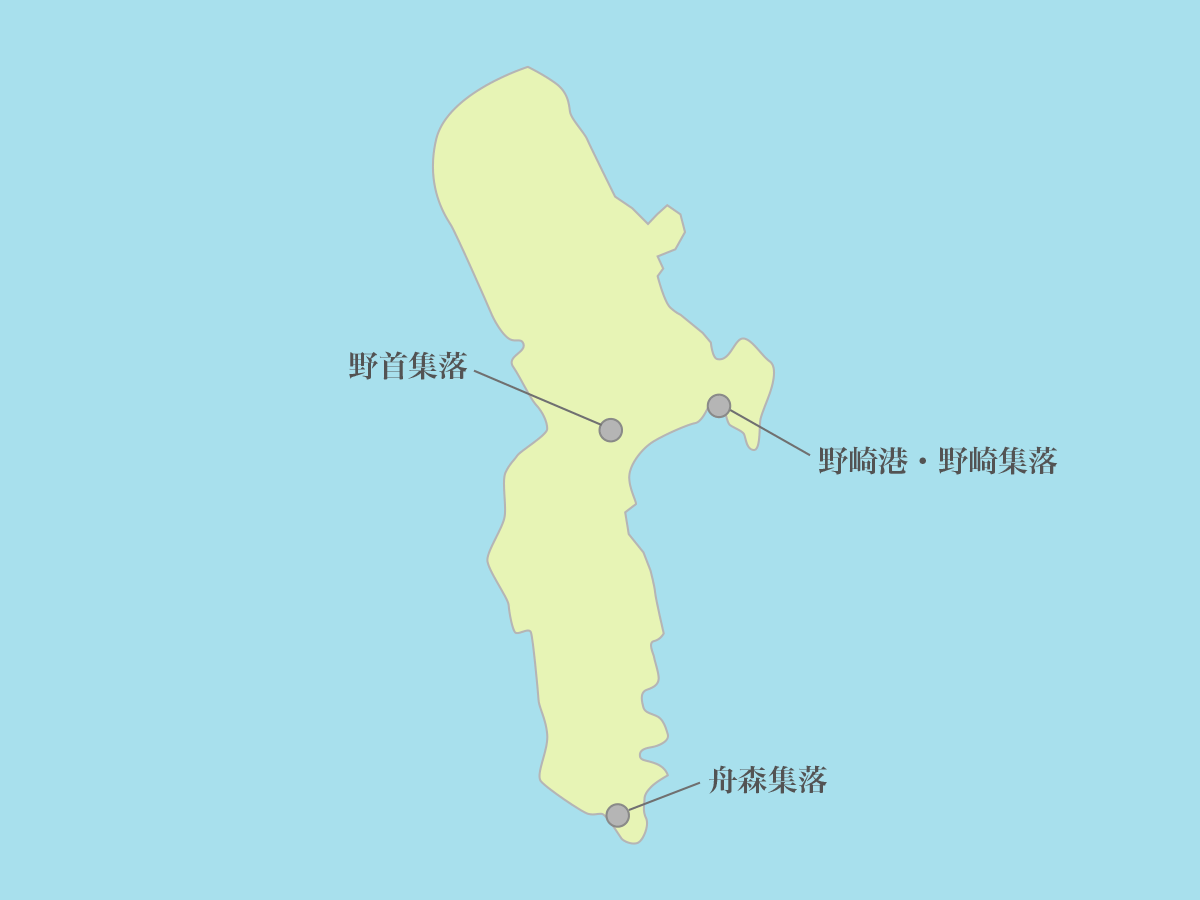 野崎島の地図