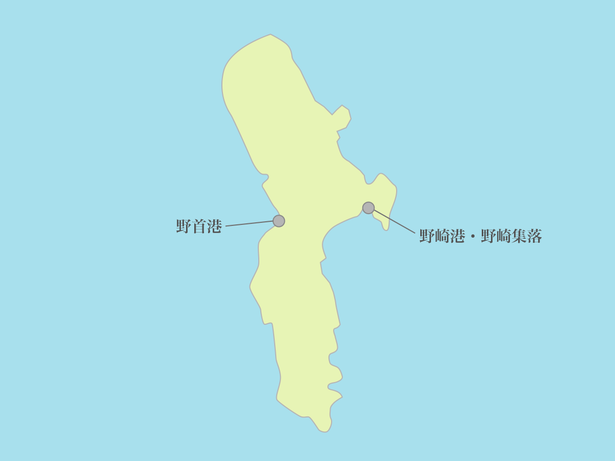 野崎島の地図