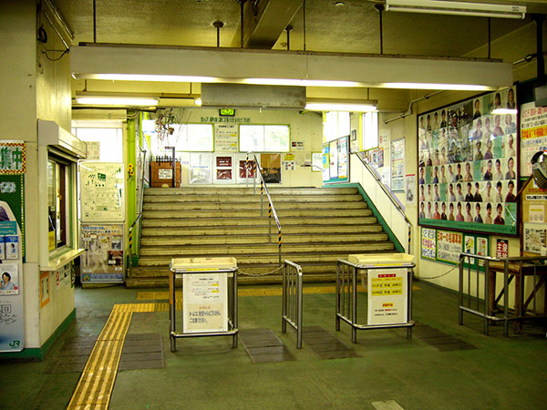 長野原草津口駅の改札口