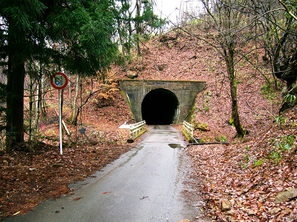 トンネルとガーター橋