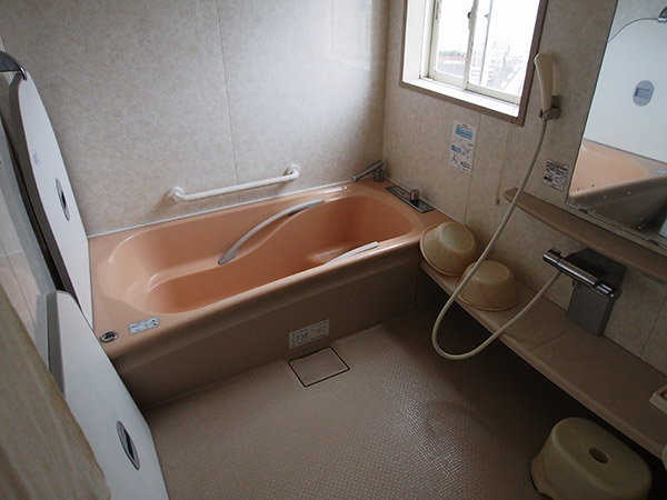 小西旅館の風呂場・浴室