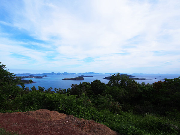 斑島園地の眺め