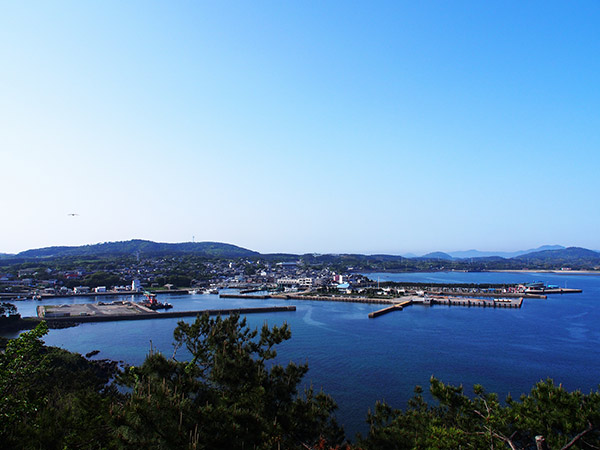 黒島園地からの眺め。