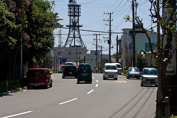 元町の道路