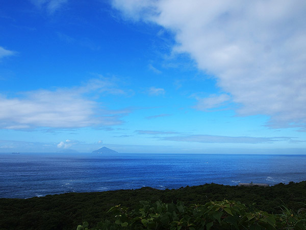 利島方面の風景