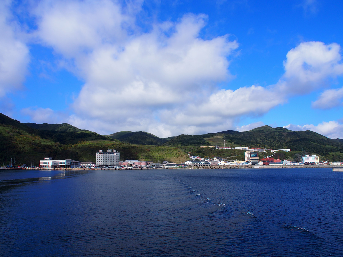 礼文島の中心部 香深