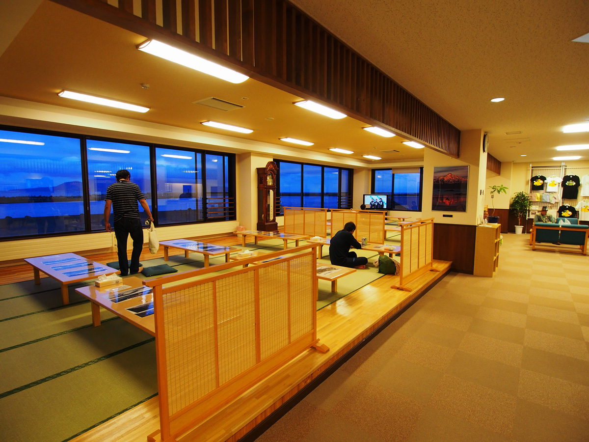 礼文島 うすゆきの湯 休憩スペース