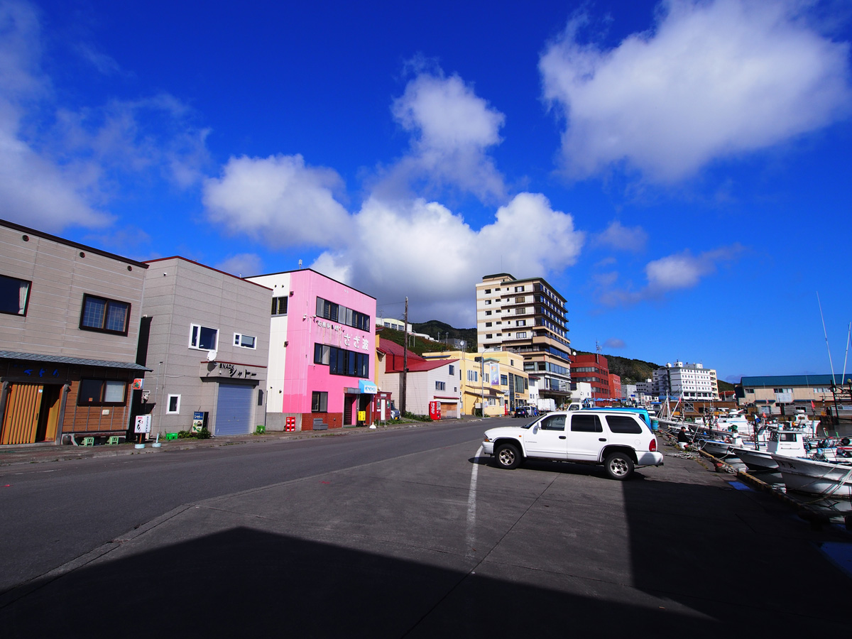 礼文島 漁協前