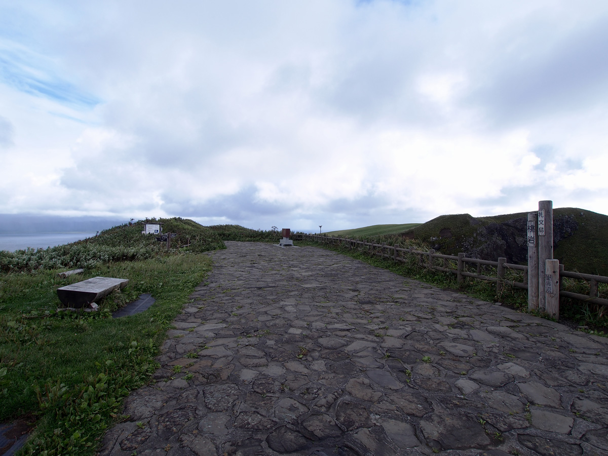 礼文島 桃岩展望台 ベンチ