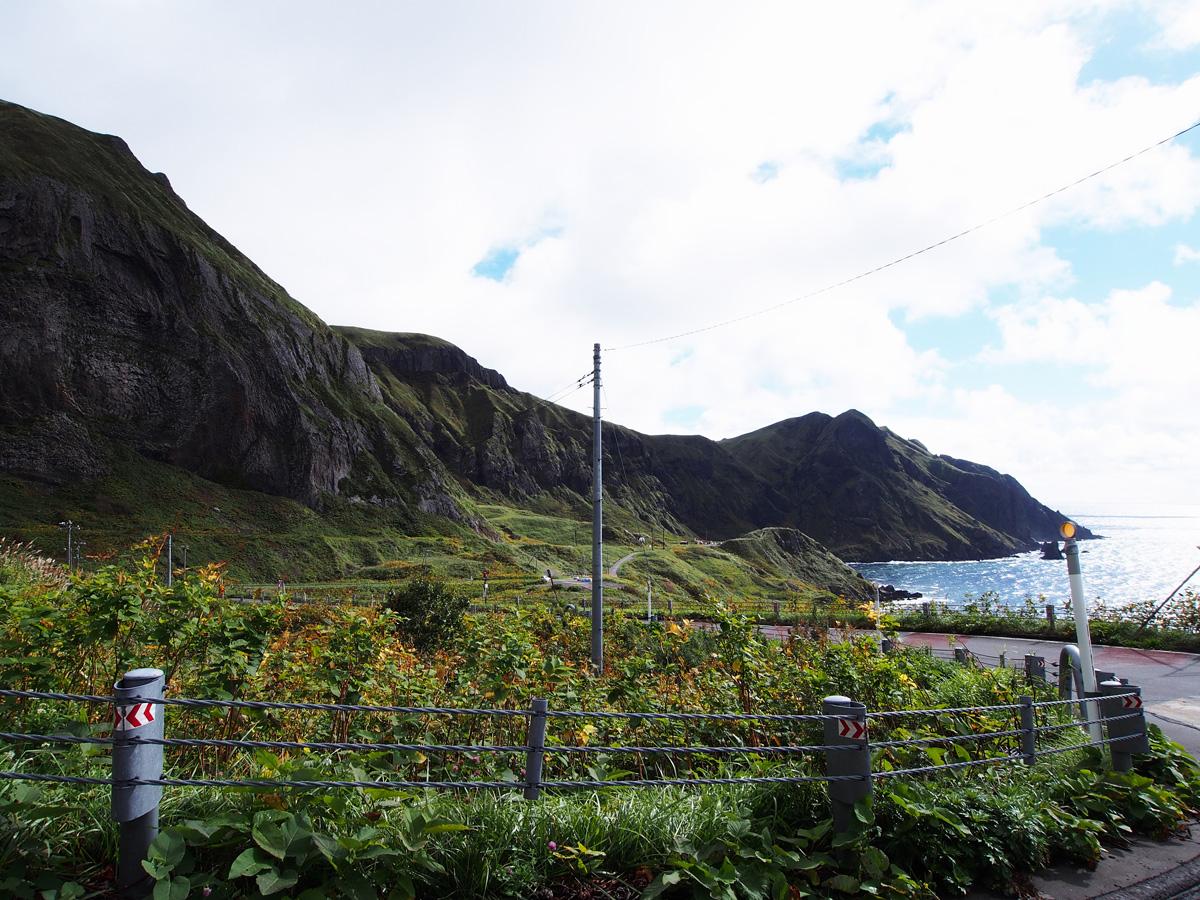 礼文島 桃岩の地形