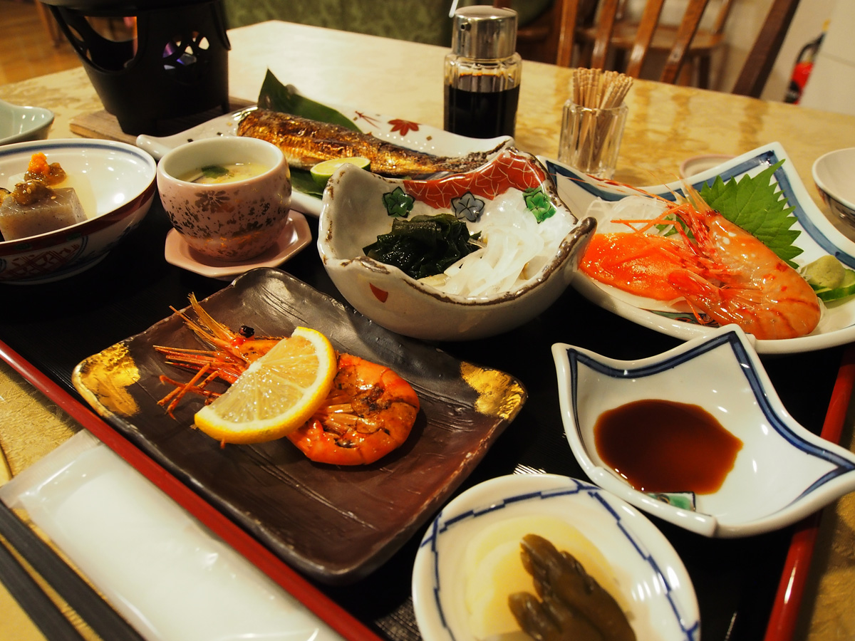 はな心の食事 礼文島の民宿