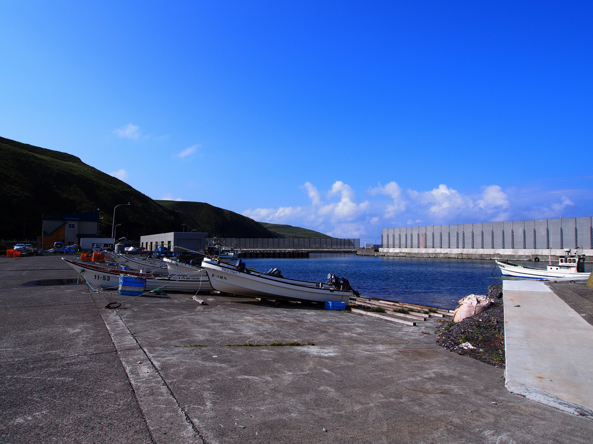 礼文島 浜中漁港 本港