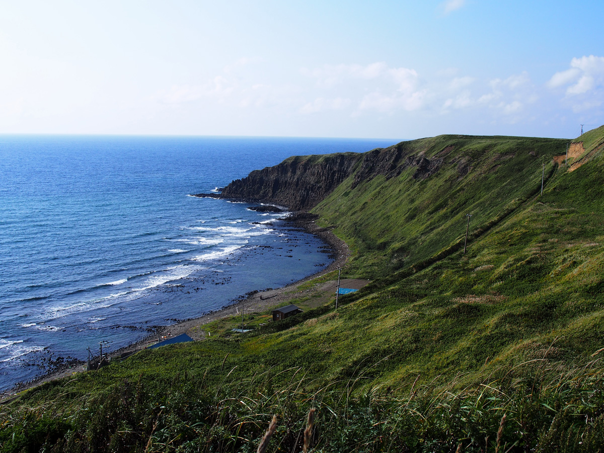 礼文島 鮑古丹の集落