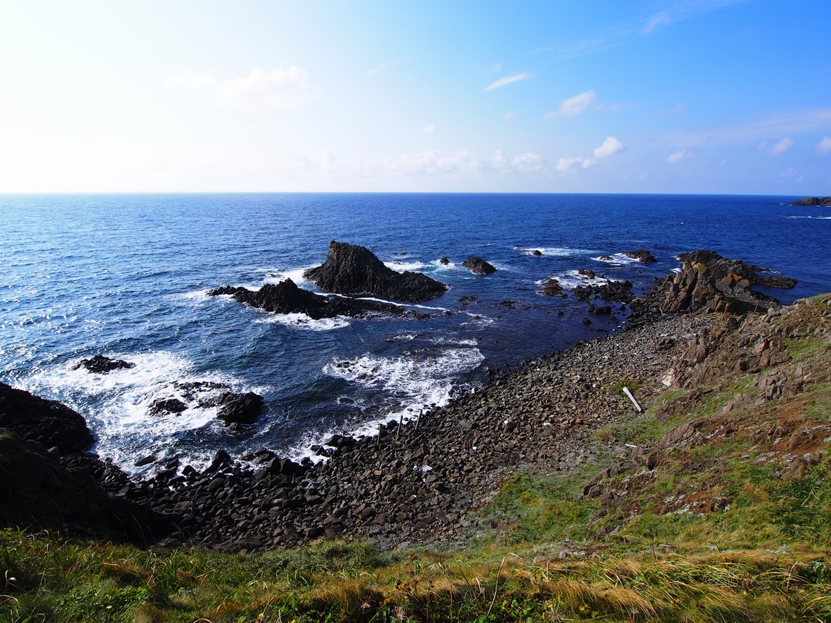 礼文島 スコトン岬 漁場の跡