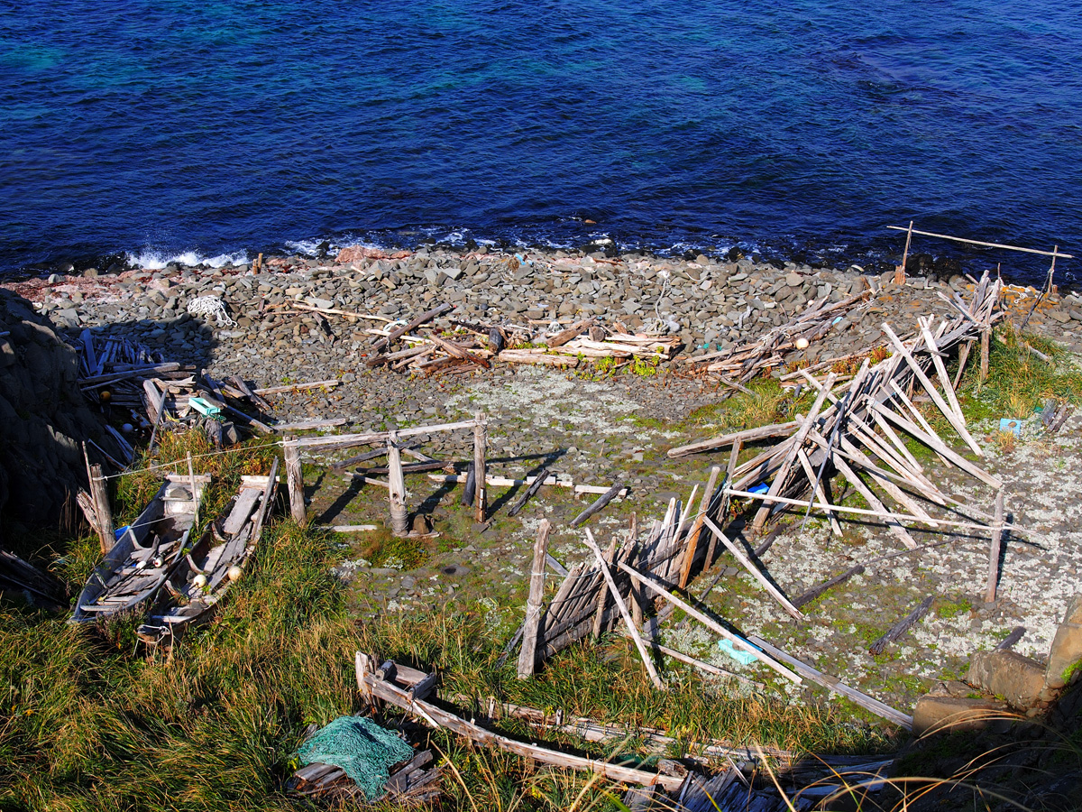 礼文島の廃墟 スコトン岬