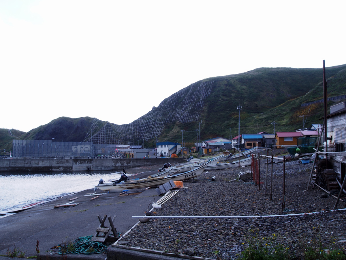 礼文島 西上泊漁港