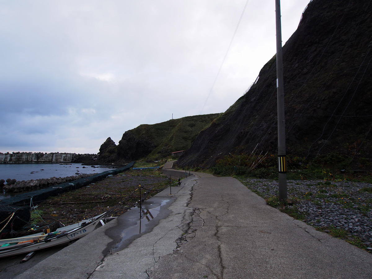 礼文島の観光地 西上泊集落