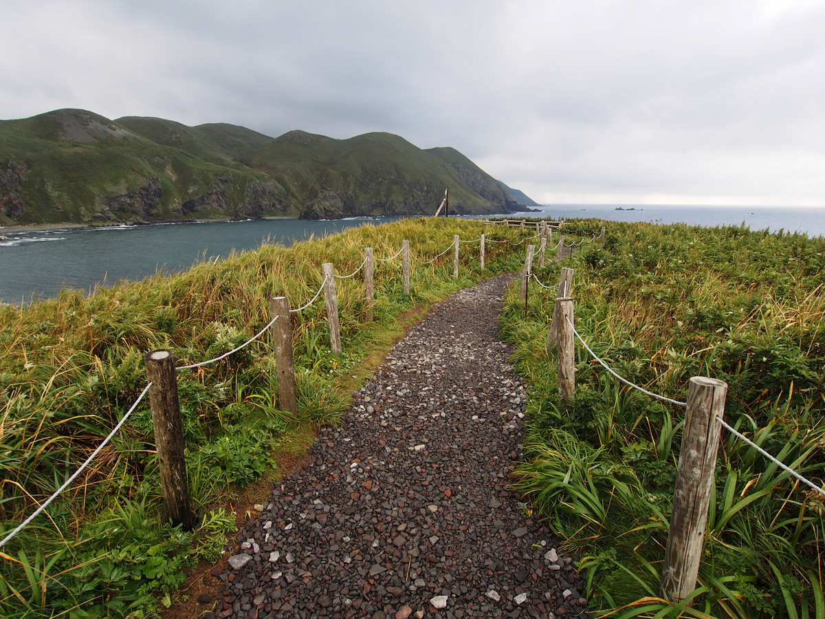 澄海岬の展望台 礼文島