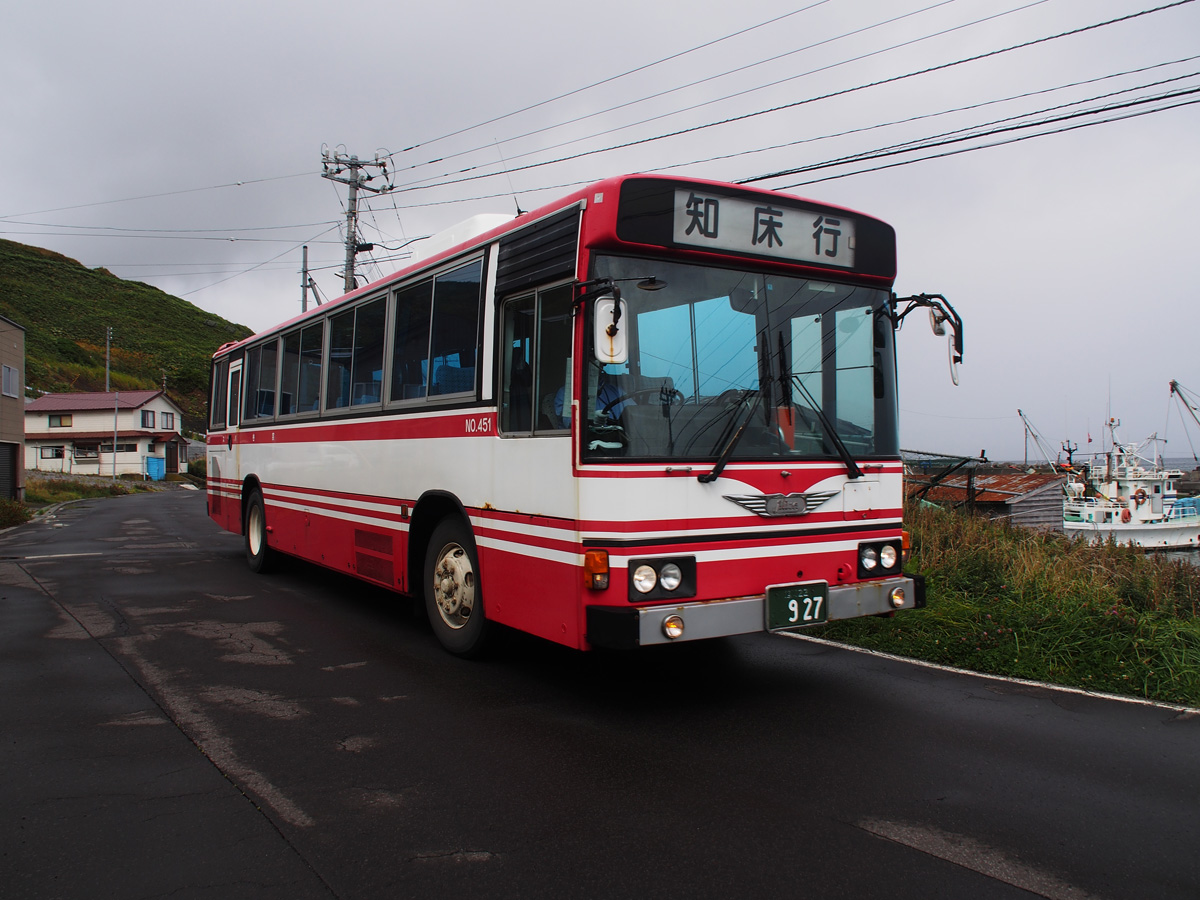 礼文島 路線バス 知床行き