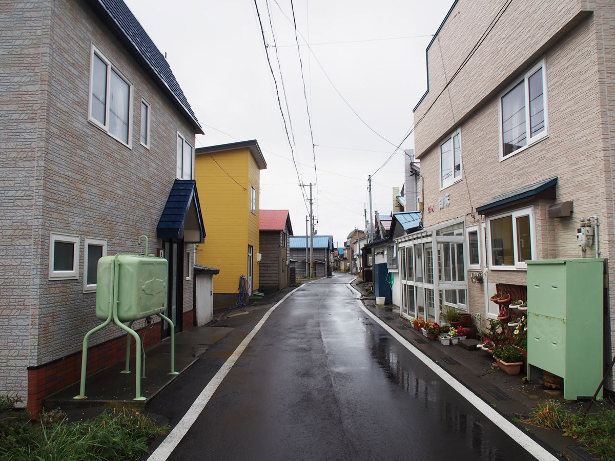 知床集落 町並み 礼文町