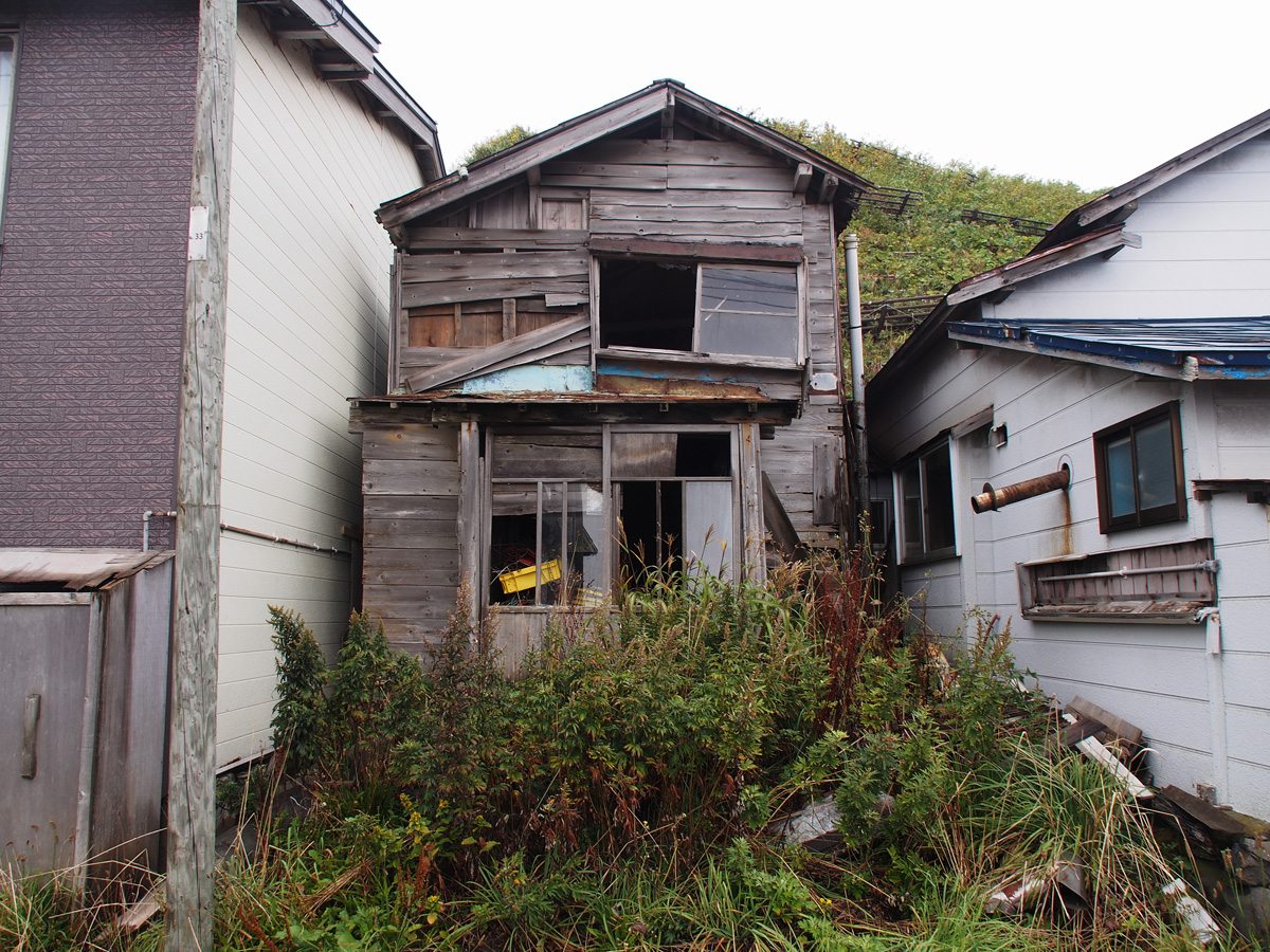 礼文島 知床 廃屋