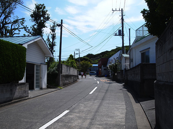 式根島の町並み