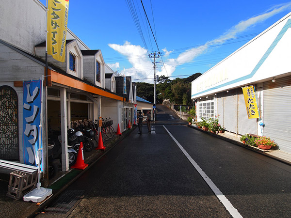 民宿かねやま付近の商店