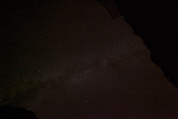 地鉈温泉の星空