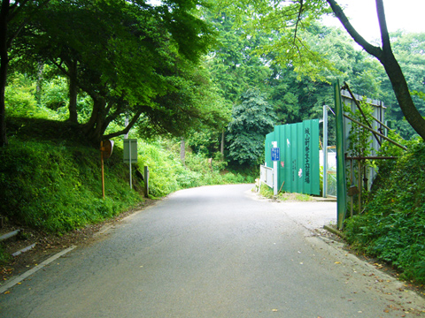 穴川林道の終点