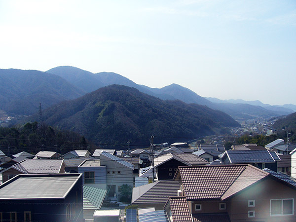 広島市街地方面の景色