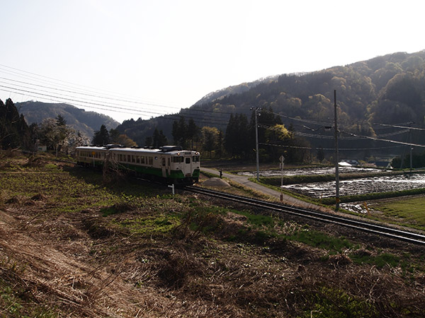 会津若松行き列車