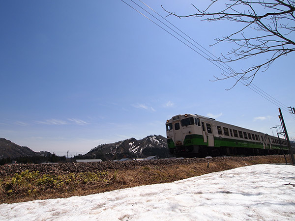 会津若松行き列車