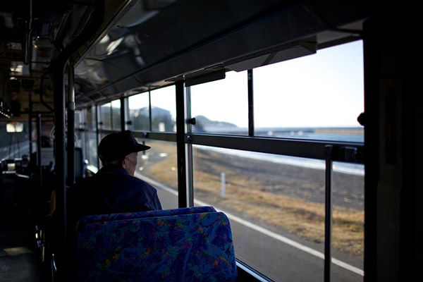 JRバスの車内