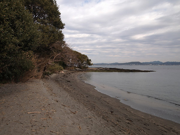 沖ノ島の海岸